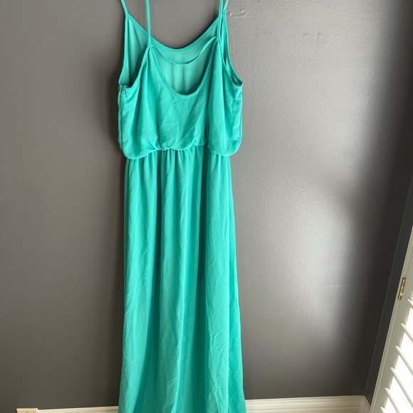 Lush turquoise maxi dress - Picture 2 of 4